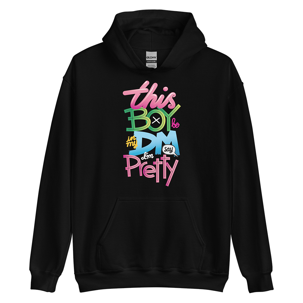 DM Pretty Black Hoodie