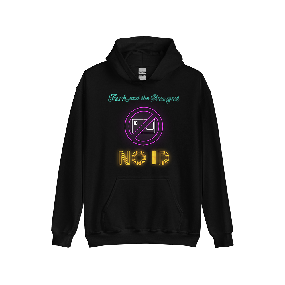 "NO ID" Black Hoodie