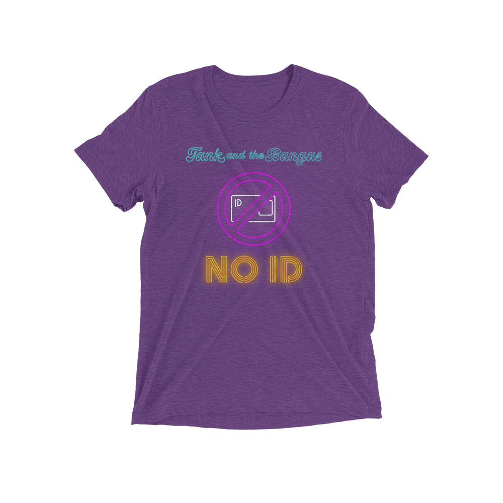 "NO ID" Purple T-Shirt