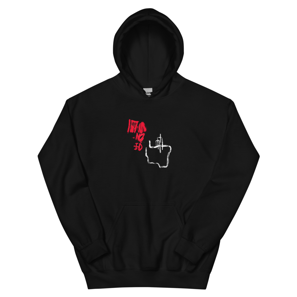 "Paint" Hoodie 3 - Black