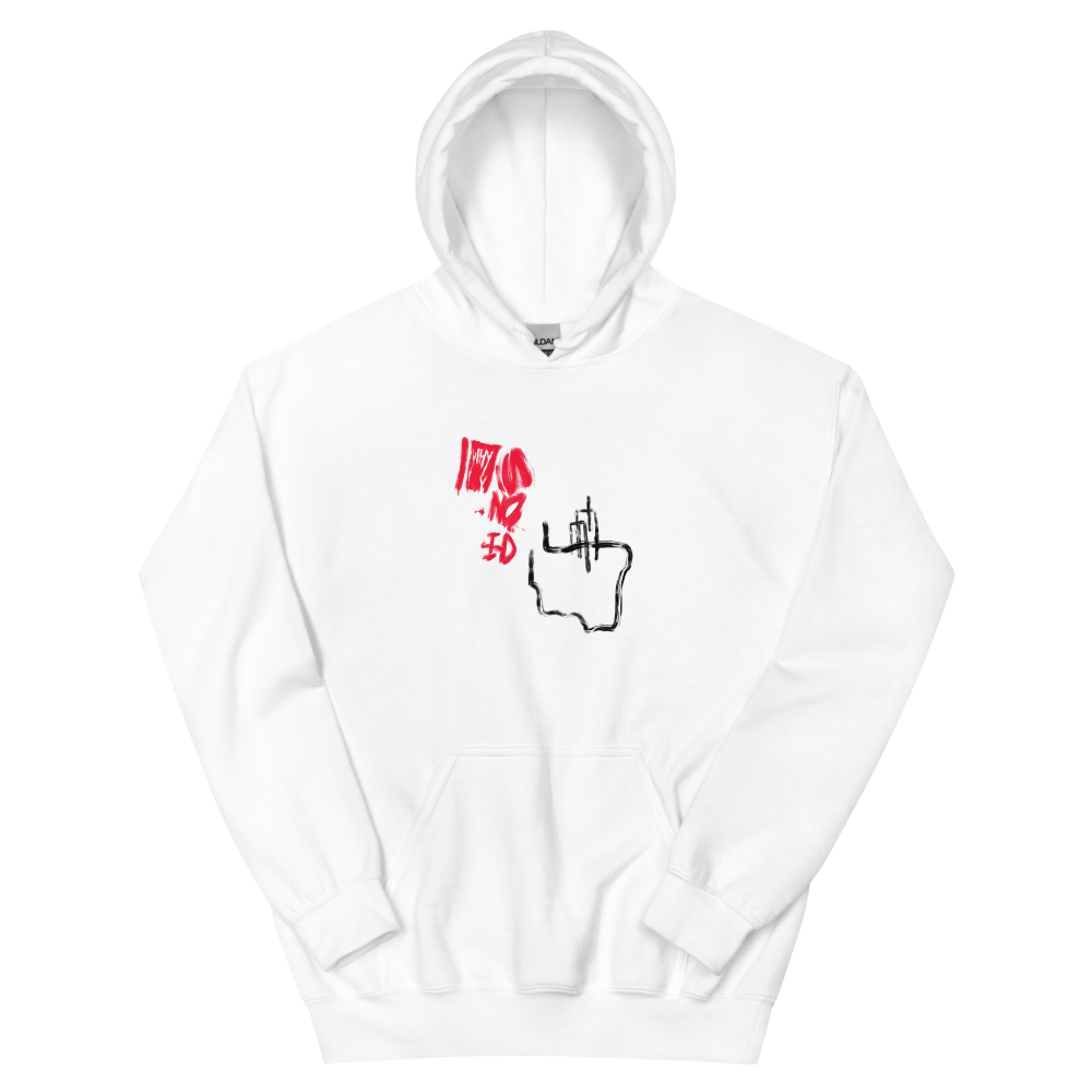 "Paint" Hoodie 3 - White