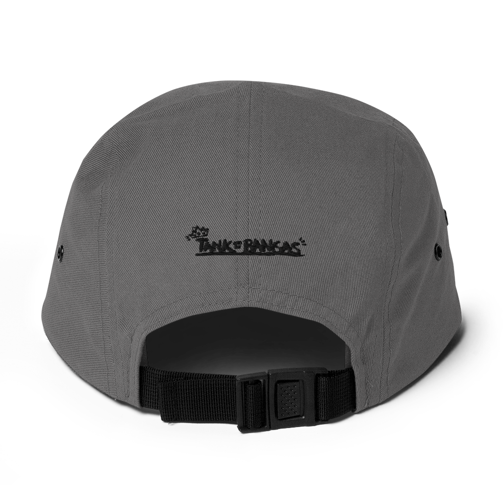 The Heart 5 Panel Cap Back - Gray