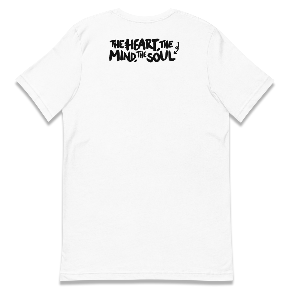 The Mind T-Shirt Back - White