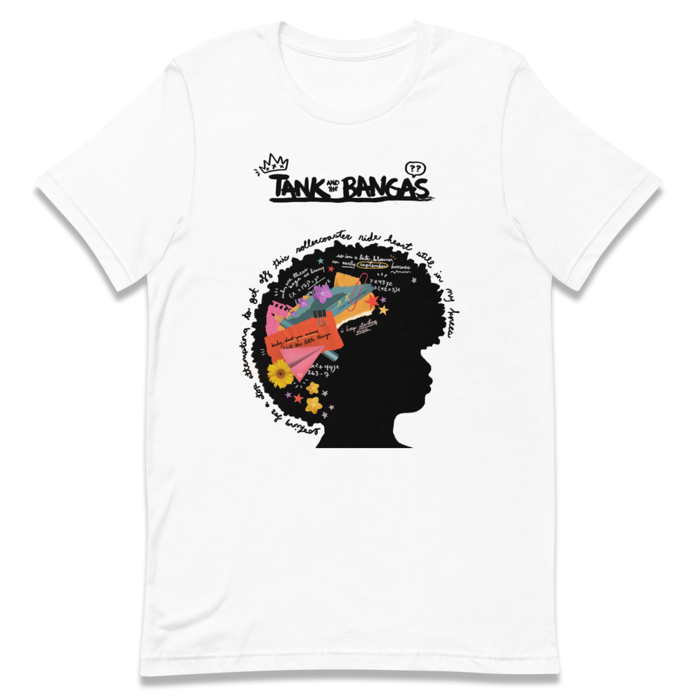 The Mind T-Shirt Front - White