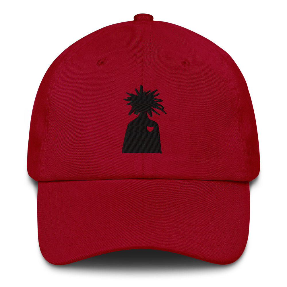 The Heart Dad Hat Red - Front