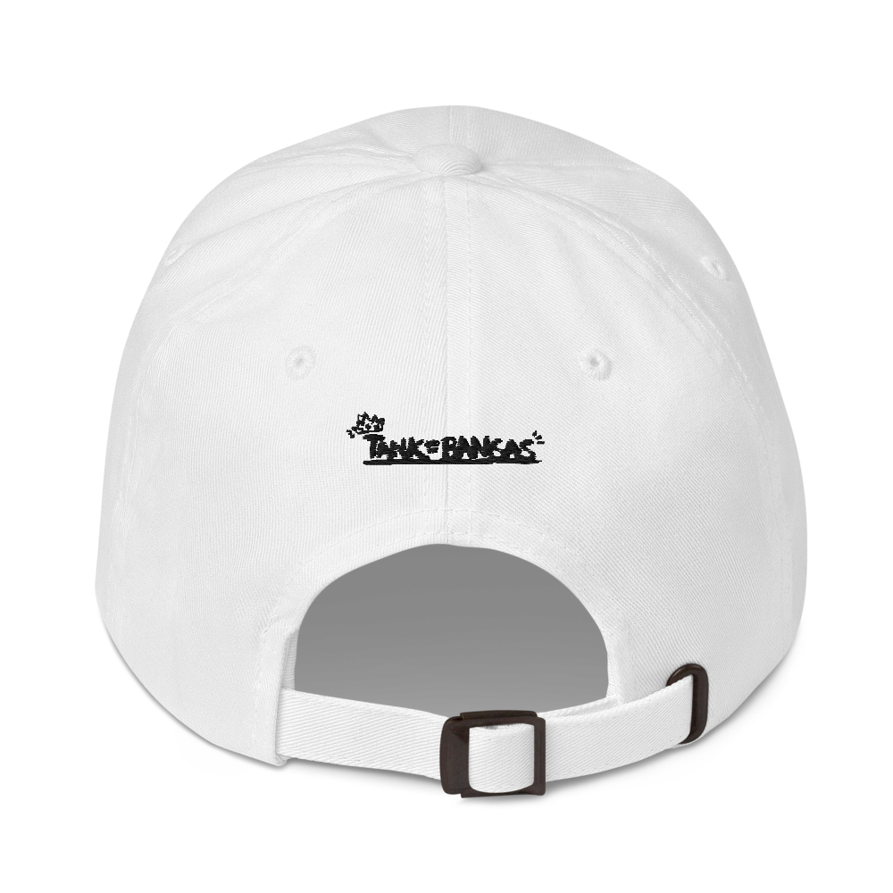 The Heart Dad Hat Back - White