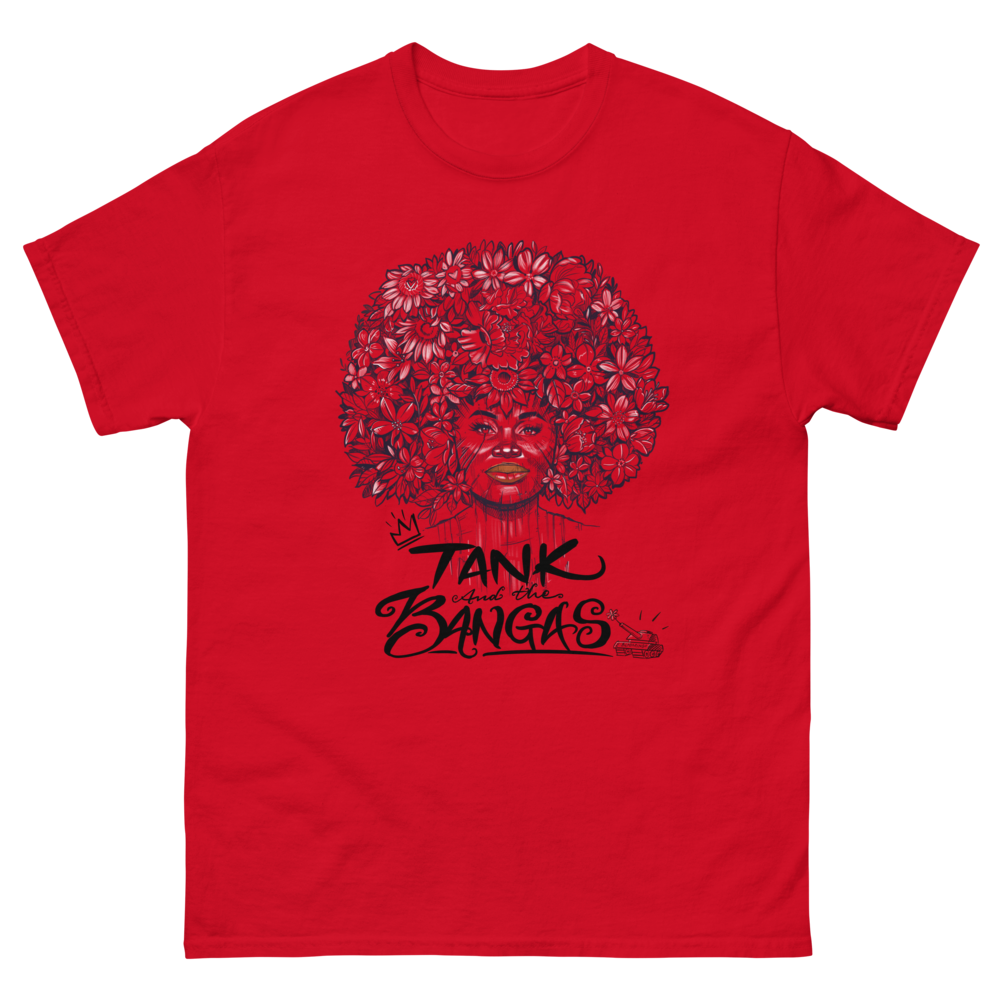 Flower Crown T-Shirt Red Front