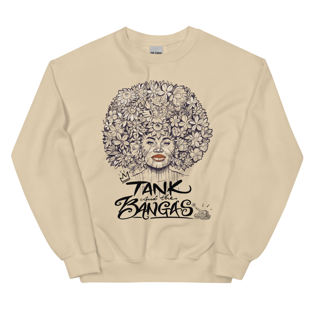 Flower Crown Sweatshirt Sand