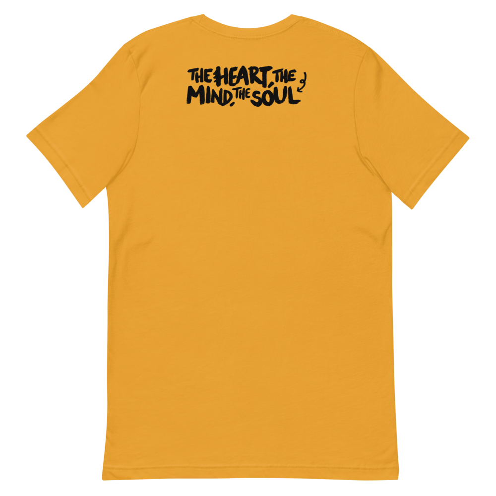 The Mind T-Shirt Back - Mustard 