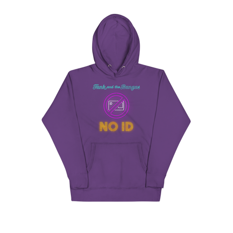 "NO ID" Purple Hoodie