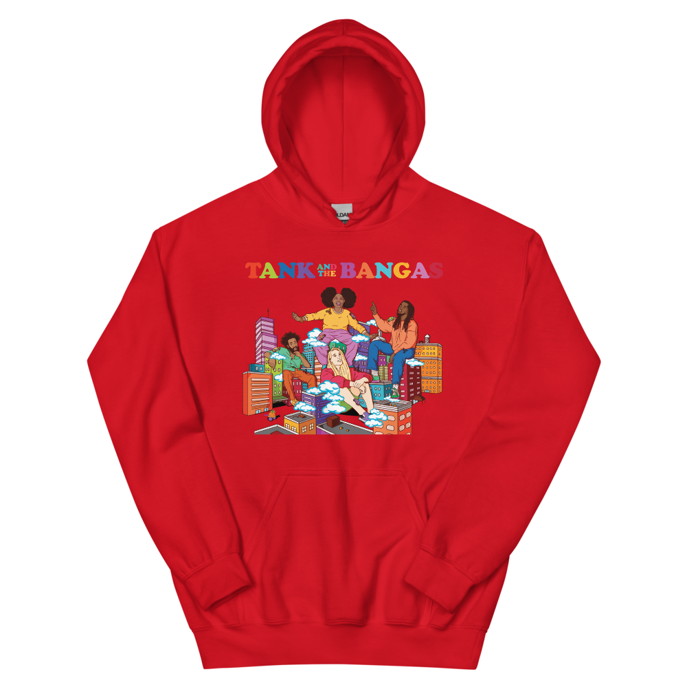 “Big Outside” Red Hoodie I Front