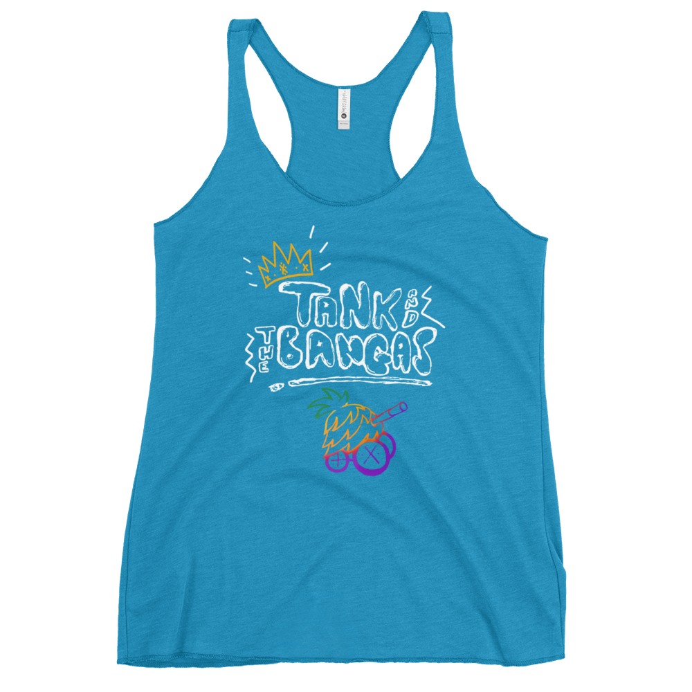 Tank And The Bangas Women's Racerback Tank Turquoise
